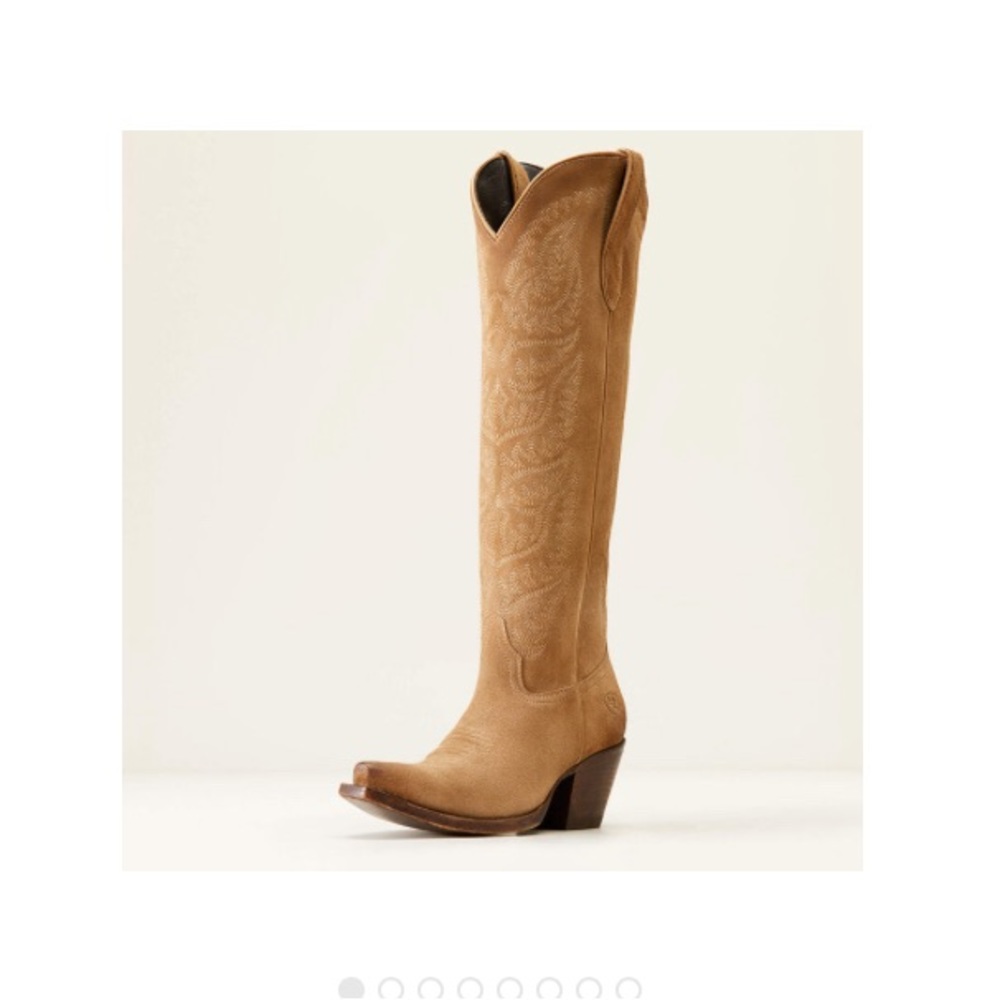 Arita Laramie StretchFit Western Boot in Camel Size: 8.5